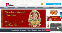 Desktop Screenshot of myangadi.com