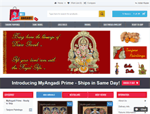 Tablet Screenshot of myangadi.com
